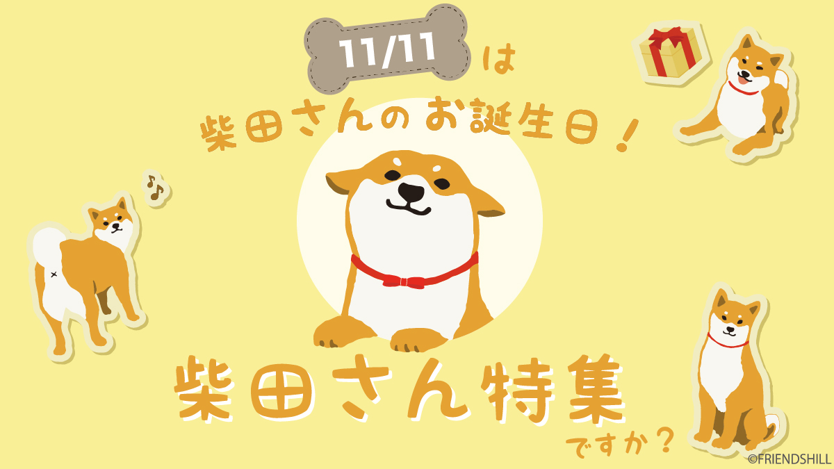11月11日は柴田さんのお誕生日！フレンズヒルストアの柴田さん特集♪